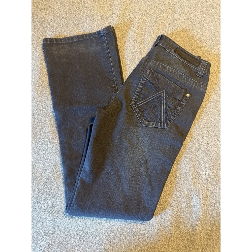 Liverpool‎ Lucy Bootcut Jeans Women's Size 6 Black Dark Wash Denim Pants